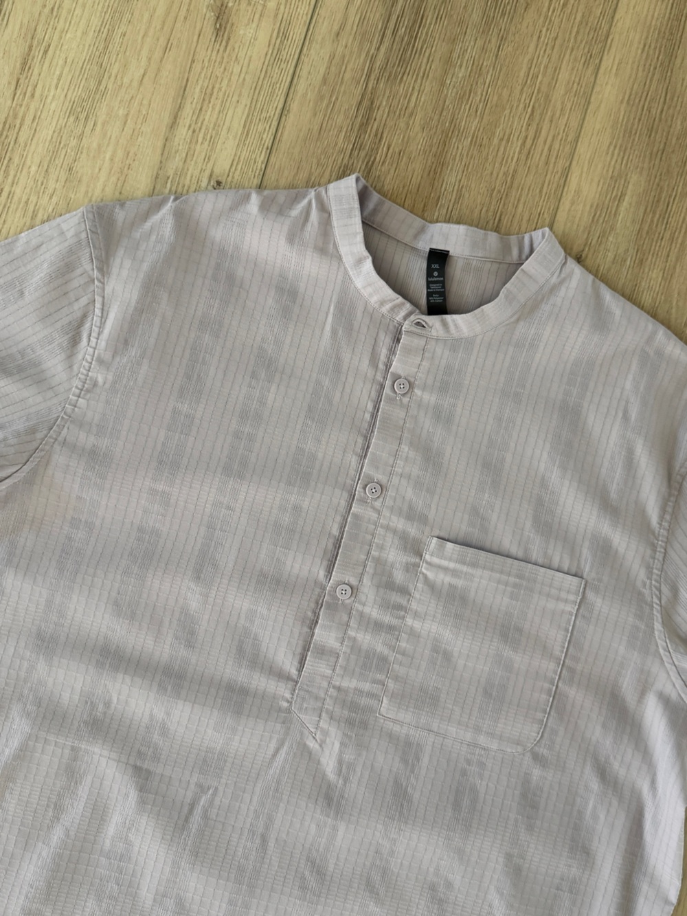 Lululemon Down to the Wire Henley in Iced Iris